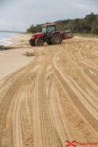 McCormick tractor on sand